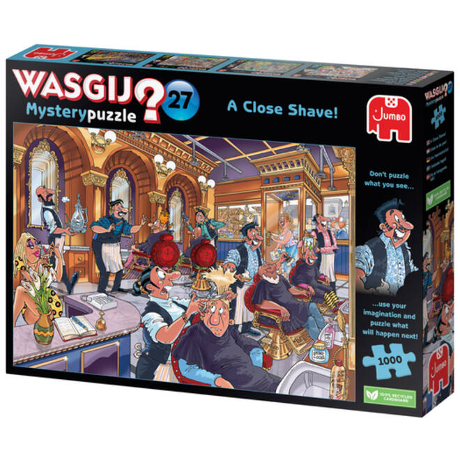Puzzel Wasgij Mystery 27 Vlam In De Pan! 1000st