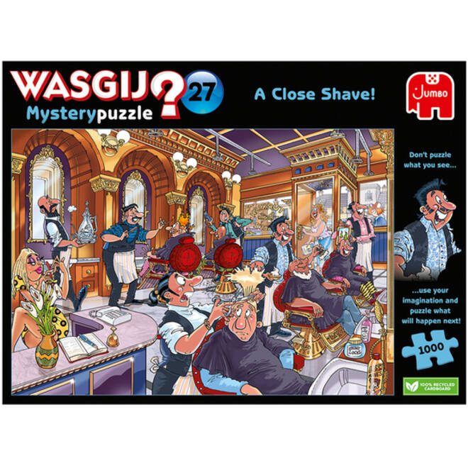 Puzzel Wasgij Mystery 27 Vlam In De Pan! 1000st