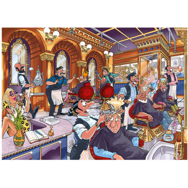 Puzzel Wasgij Mystery 27 Vlam In De Pan! 1000st