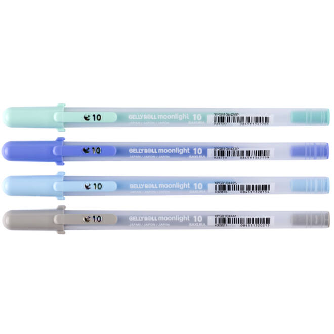 Gelschrijver Sakura Gelly Roll Moonlight 10 aurora set à 4 kleuren