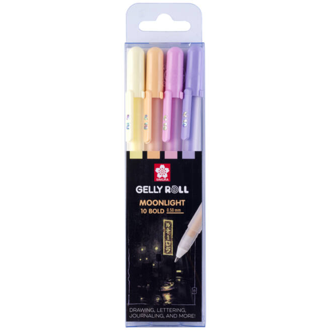 Gelschrijver Sakura Gelly Roll Moonlight 10 sunrise set à 4 kleuren
