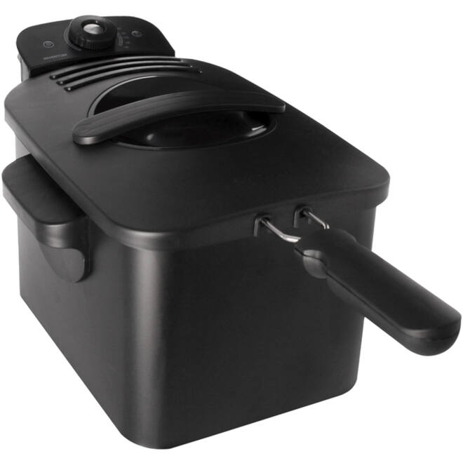 Friteuse Inventum 3 liter zwart