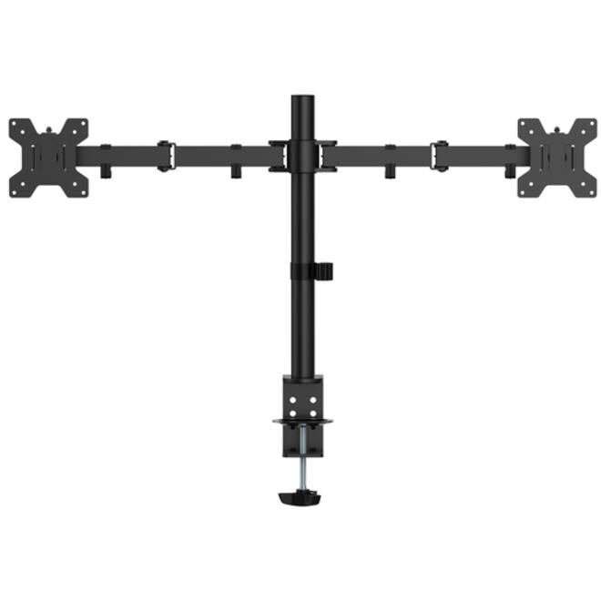 Monitorarm Quantore 2 schermen 17-27 inch zwart