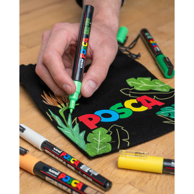 Verfstift Posca PC1MC extra fijn assorti set à 8 stuks