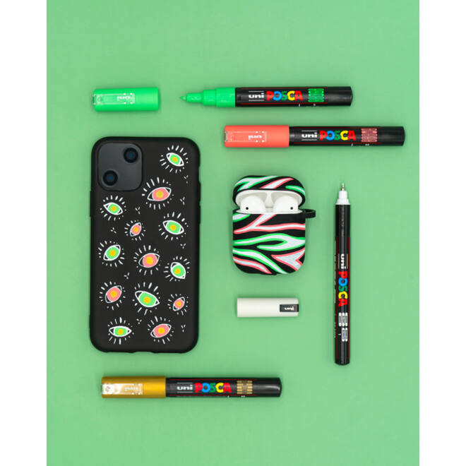 Verfstift Posca PC1MC extra fijn assorti set à 8 stuks