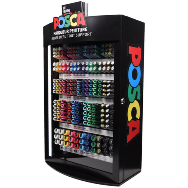 Verfstift Posca meubel met 281 kleuren en breedtes assorti