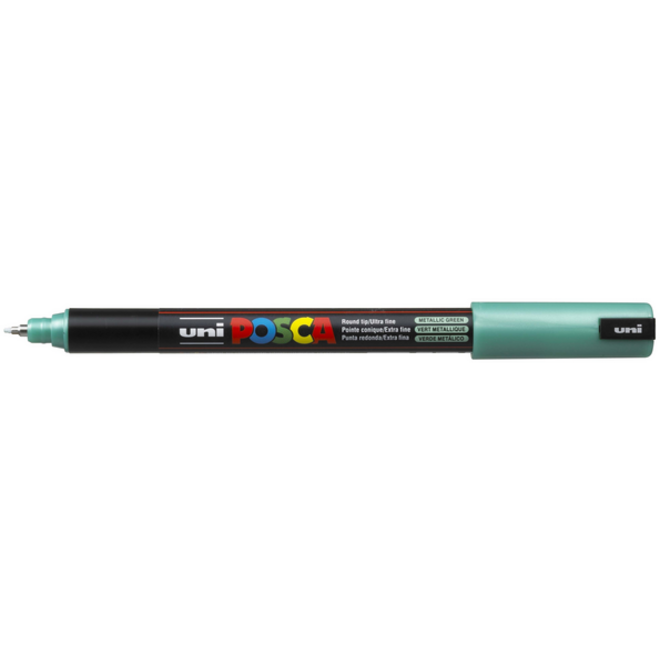 Verfstift Posca PC1MR extra fijn metallic groen