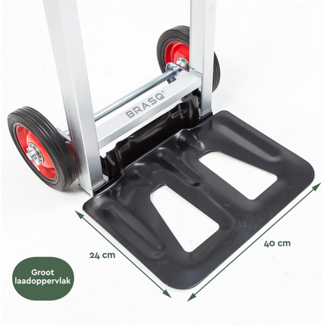 Steekwagen BRASQ stalen plateau 90 kg