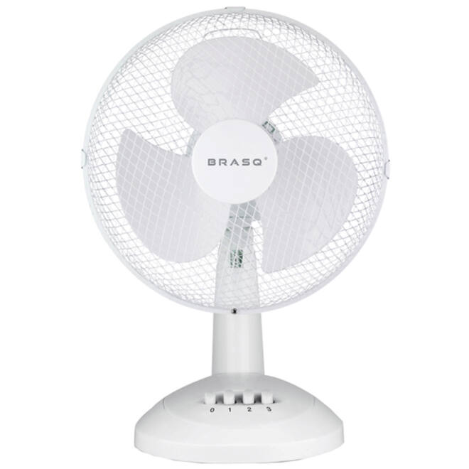Tafelventilator BRASQ F400 Ø 30cm wit