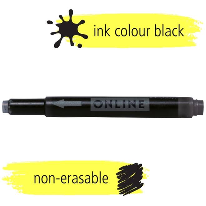 Inktpatroon Online Kombi zwart doos à 5 stuks