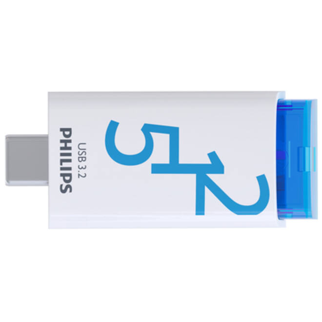 USB Stick Philips Click USB-C 512GB Ocean Blue