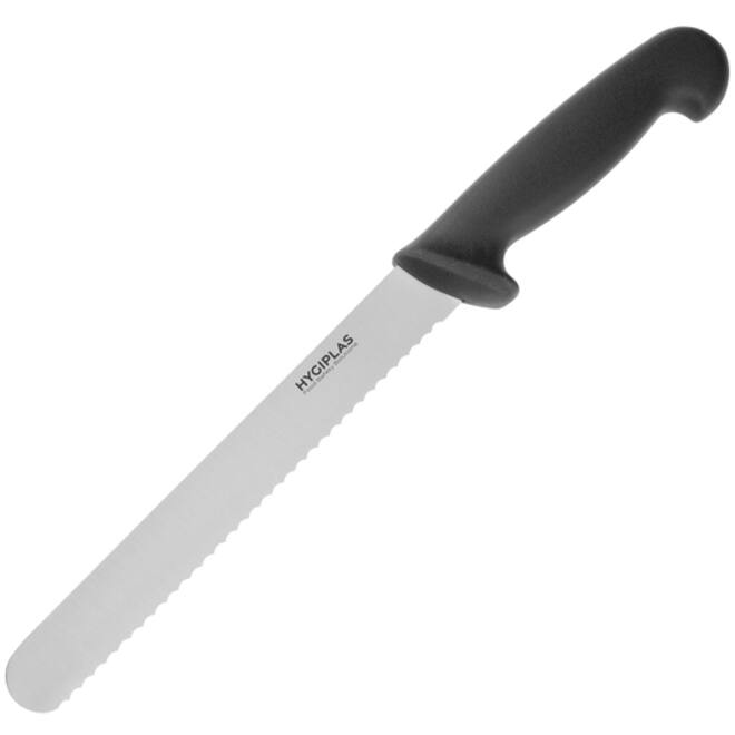 Broodmes Hygiplas 205 mm zwart