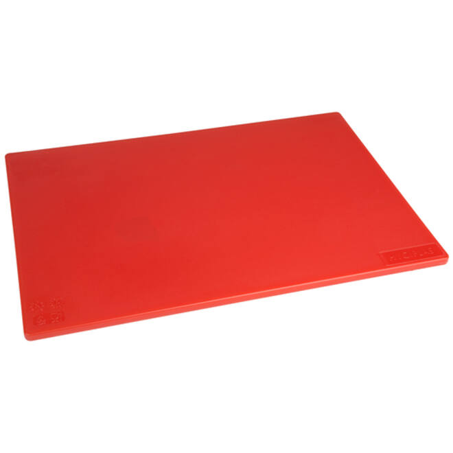 Snijplank Hygiplas LDPE 450x300x10 mm rood