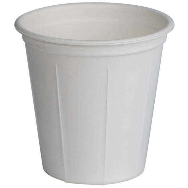Beker IEZZY 180ml Ø80mm plastic vrij 500 stuks wit