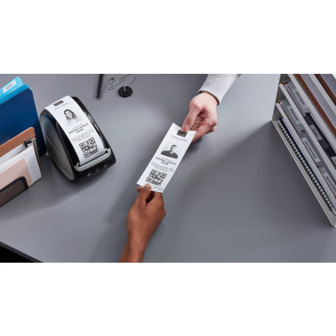 Papierrol Dymo LabelWriter doorlopend 57mmx91m 1 rol wit