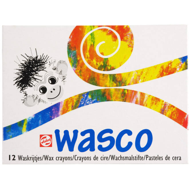Waskrijt Talens Wasco set á 12 kleuren