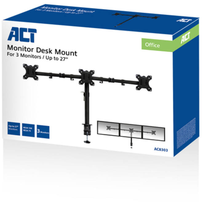 Monitorarm ACT 3 schermen