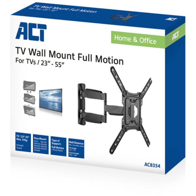 TV wandsteun ACT Full motion 23 tot 55 inch VESA
