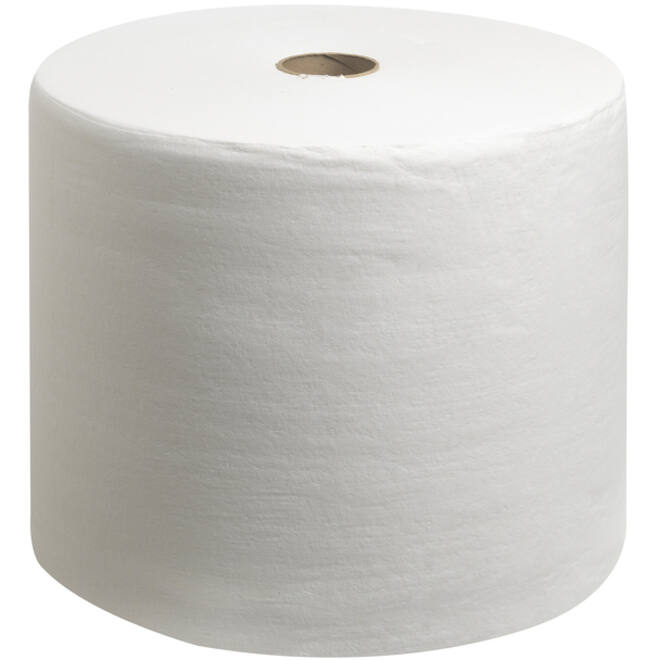 Poetsrol WypAll L40 PowerClean 1-laags 31,5cmx232m 750vel wit 7452