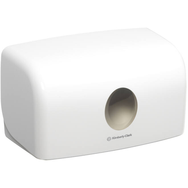 Handdoekdispenser Aquarius voor i-vouw mini wit 6956