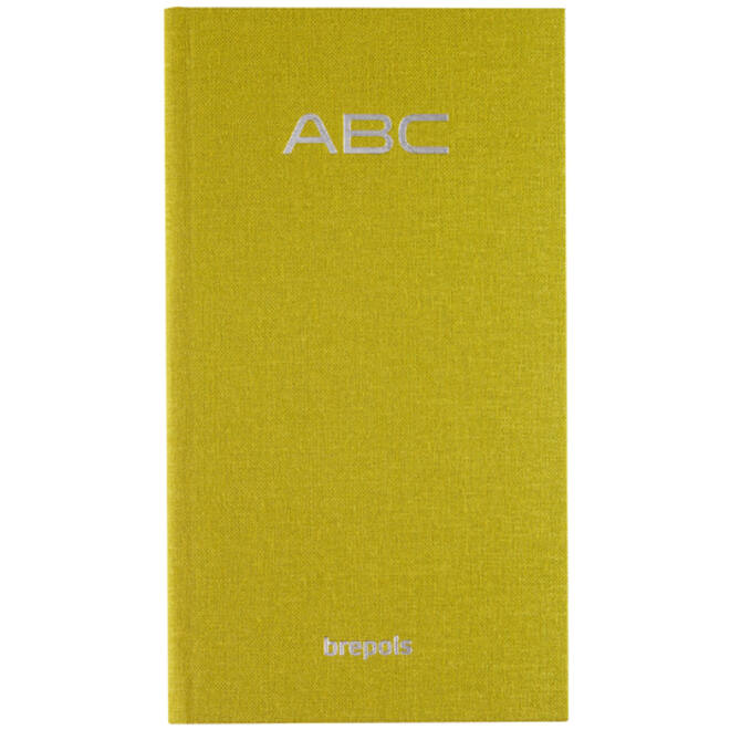 Adresboek Brepols Notaphone Nature limoen