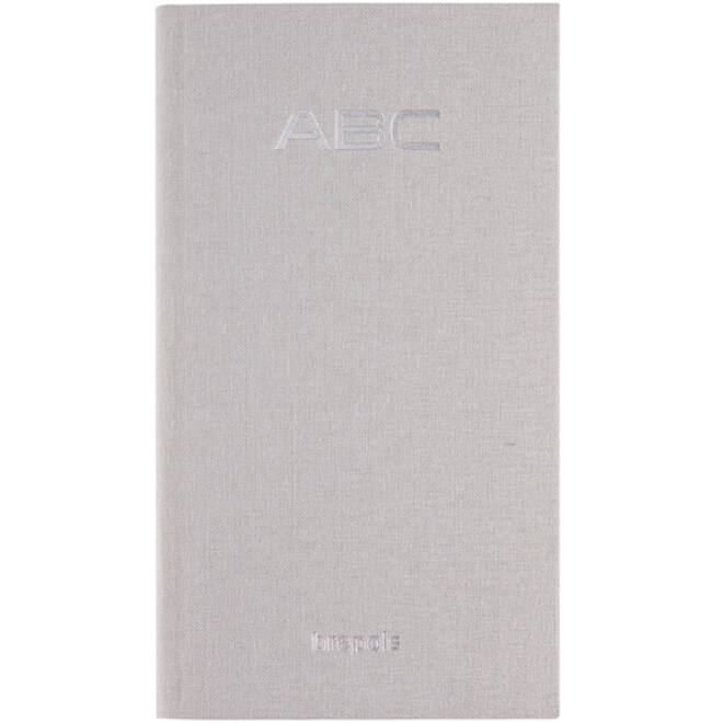 Adresboek Brepols Notaphone Nature grijs