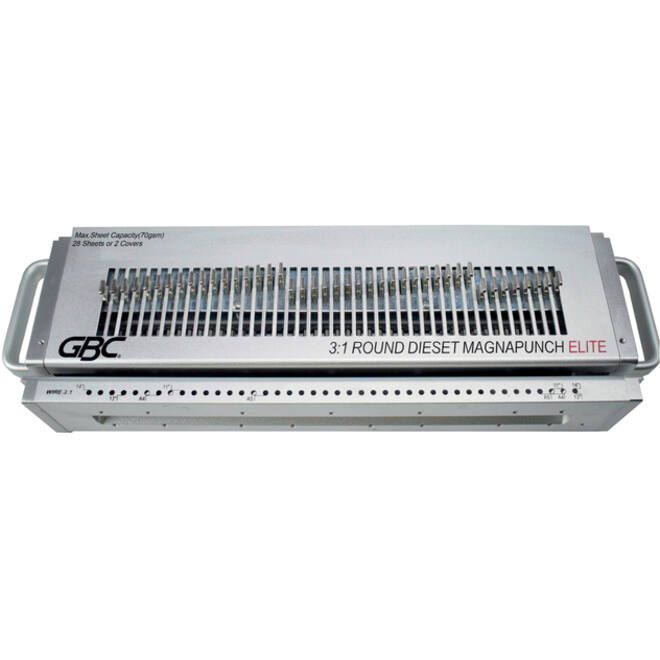 Matrijzenset GBC Wirebind Magnapunch Elite 3:1 Rond