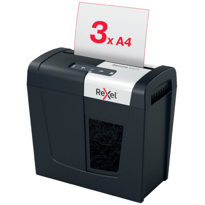 Papiervernietiger Rexel Secure MC3 P5 snippers 2x15mm