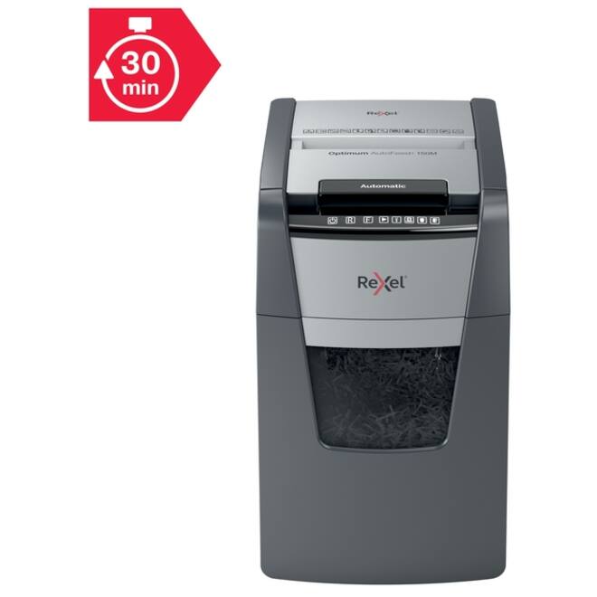 Papiervernietiger Rexel Optimum Auto+ 150M P5 snippers 2x15mm
