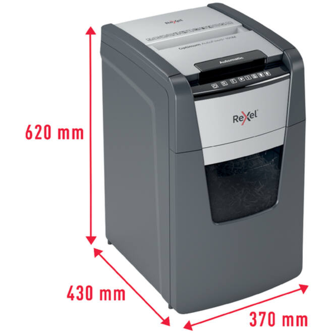 Papiervernietiger Rexel Optimum Auto+ 150M P5 snippers 2x15mm