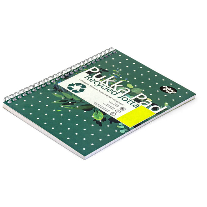 Notitieboek Pukka Jotta A5 lijn 110 pagina's 80gr groen