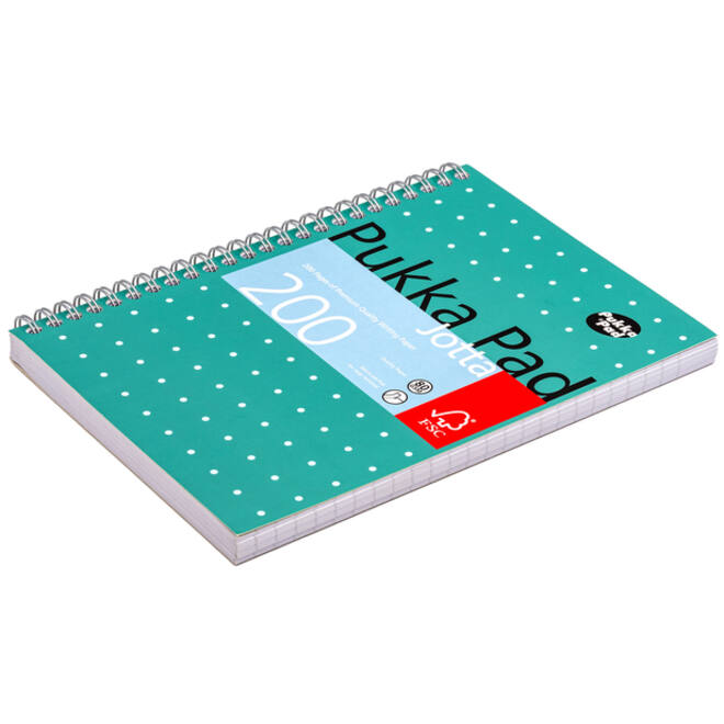 Notitieboek Pukka Jotta A5 lijn 200 pagina's 80gr groen