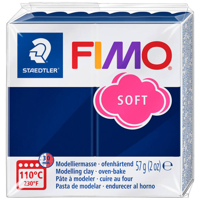 Boetseerklei Fimo soft 57 gram windsorblauw