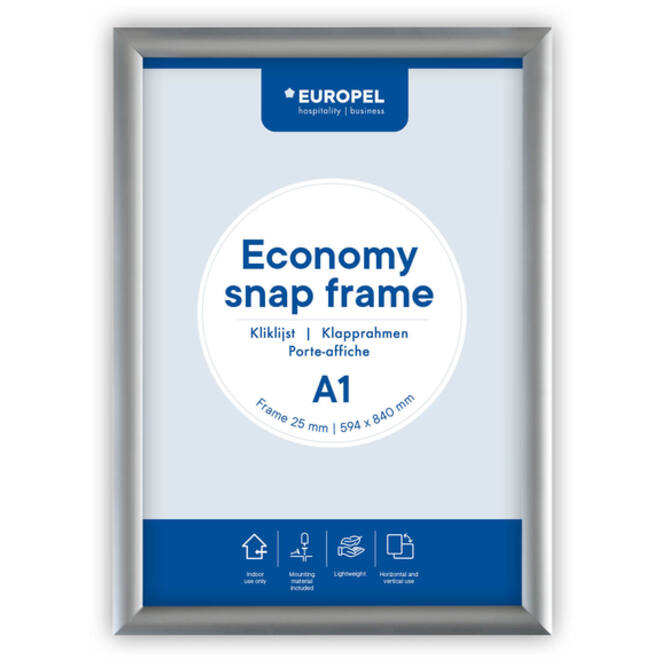 Kliklijst Europel Economy A1 zilver