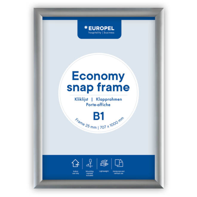 Kliklijst Europel Economy B1 zilver