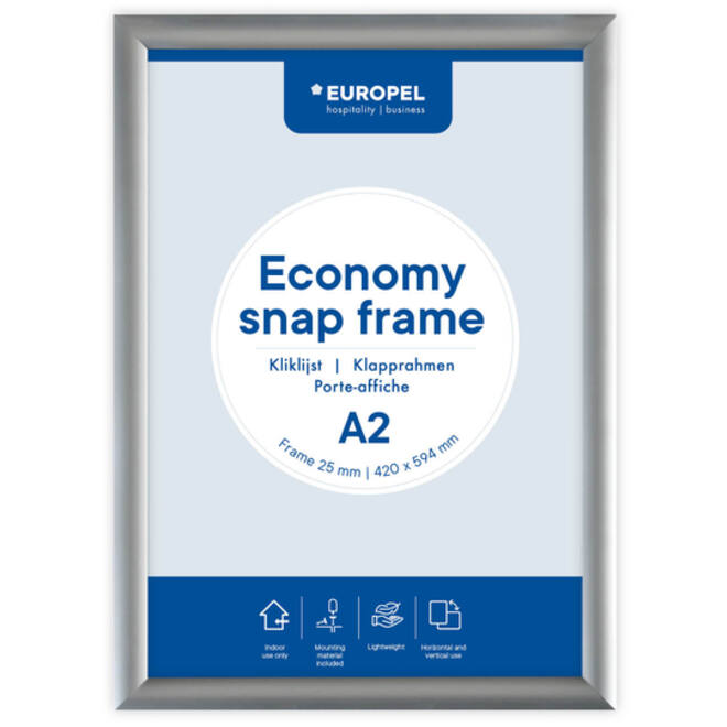 Kliklijst Europel Economy A2 zilver