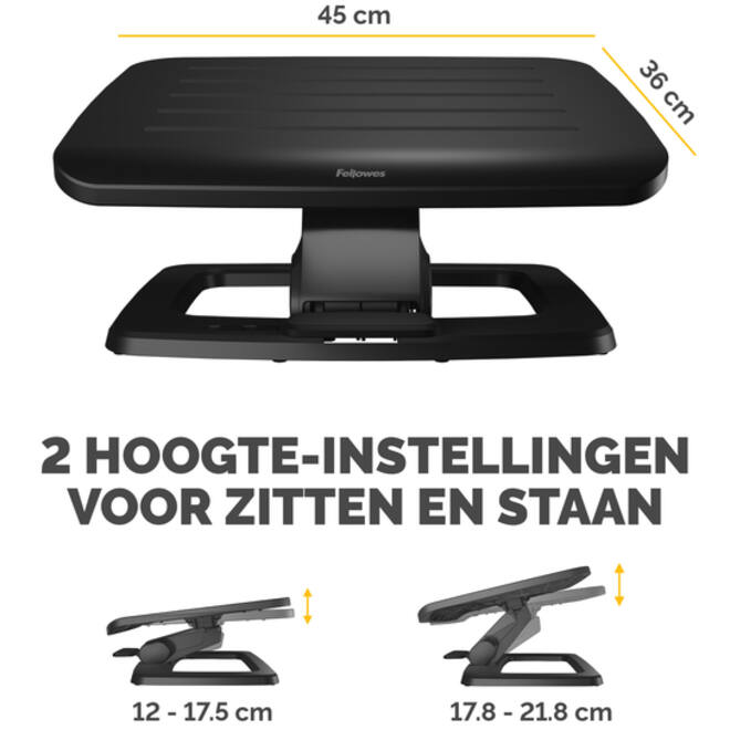 Voetensteun Fellowes Hana LT zwart
