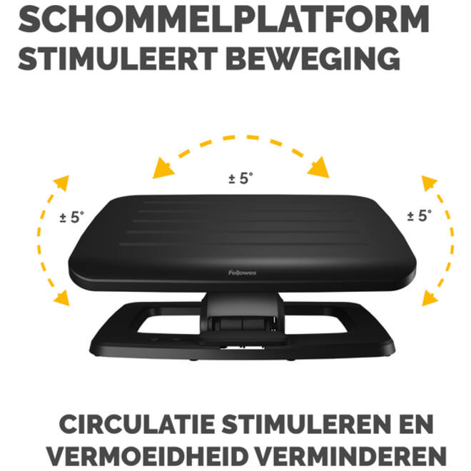 Voetensteun Fellowes Hana LT zwart