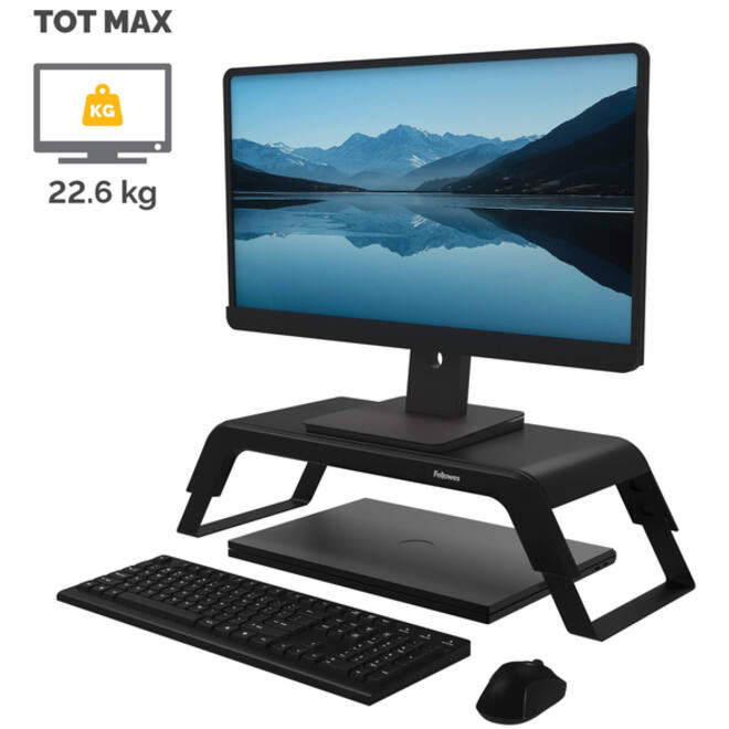 Monitorstandaard Fellowes Hana LT zwart