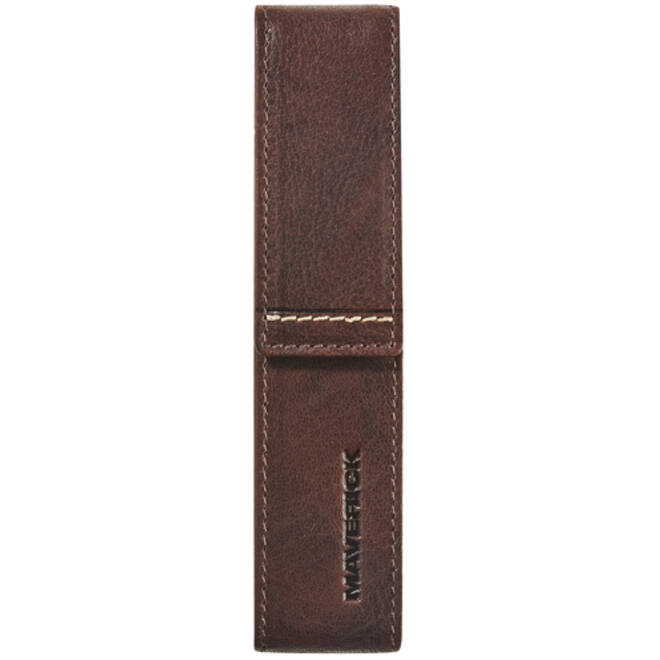 Pennenetui Maverick Rough Gear Brown 1-delig