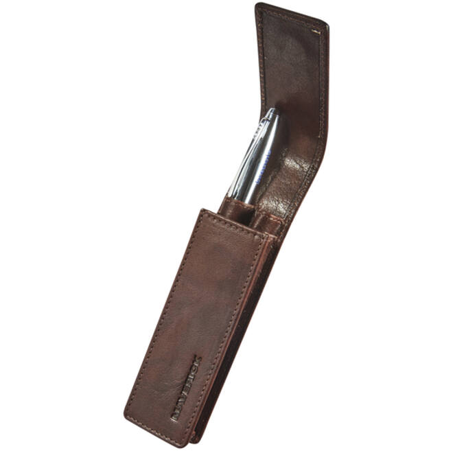 Pennenetui Maverick Rough Gear Brown 2-delig