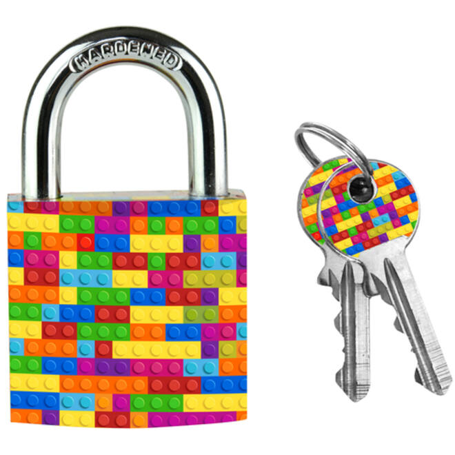 Hangslot Masterlock 30mm 4 patronen assorti