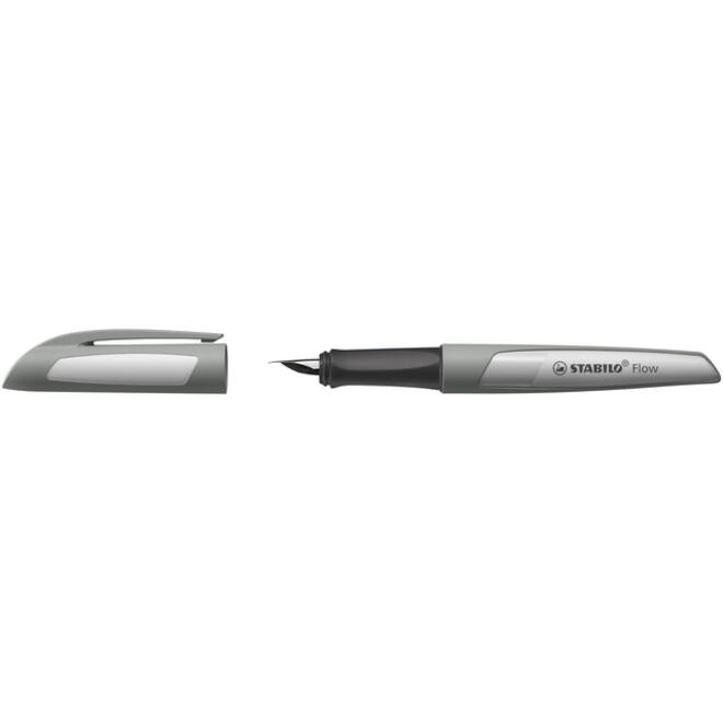 Vulpen STABILO Flow medium grijs blister à 1 stuk