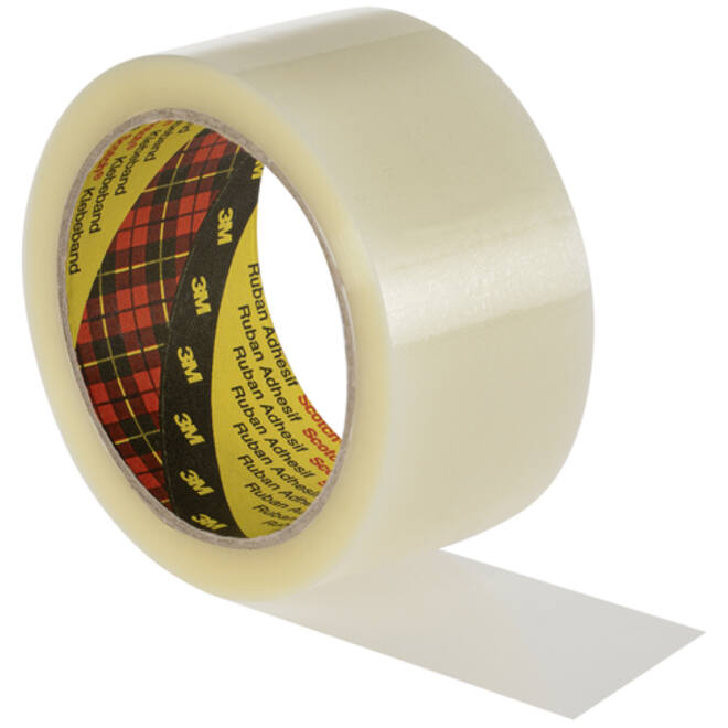 Verpakkingstape Scotch 371 48mmx66m transparant PP