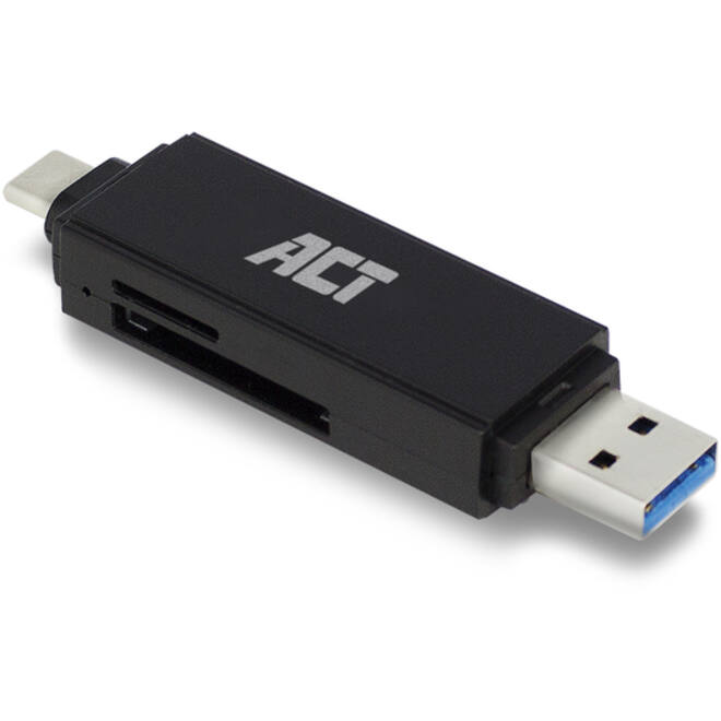 Kaartlezer ACT USB-C/USB-A 3.0