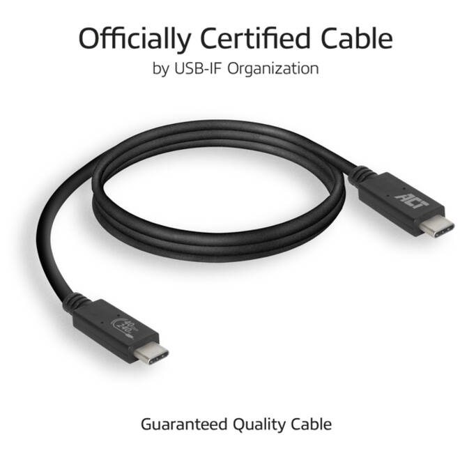Kabel ACT USB4 40Gbps USB-C USB-IF