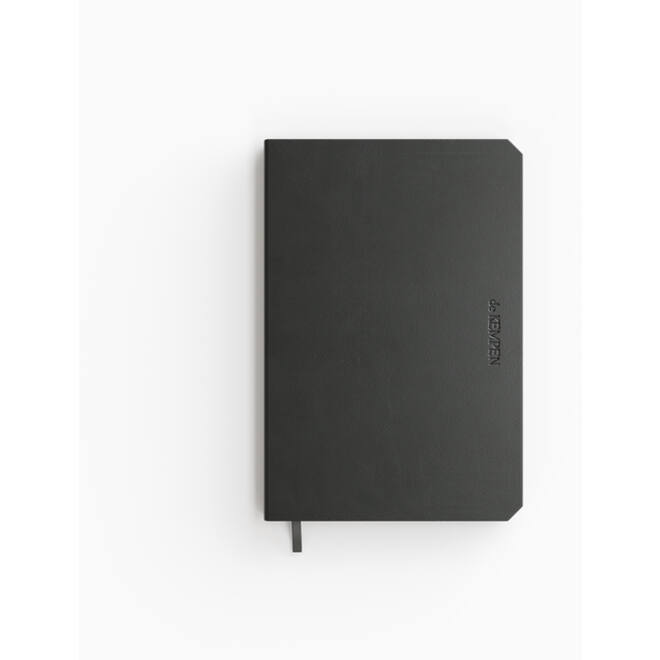 Notitieboek de KEMPEN Ashblack 110x160mm blanco 160 pagina's 90gr zwart