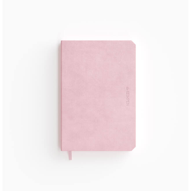 Notitieboek de KEMPEN Brut 110x160mm blanco 160 pagina's 90gr roze