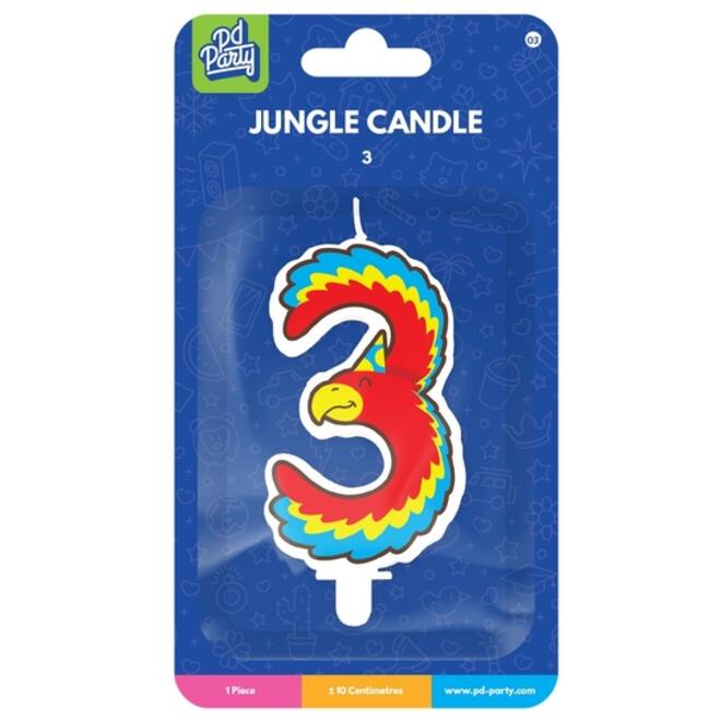Jungle candle 3 Parrot
