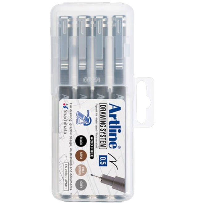 Fineliner Artline technisch 0.5mm assorti